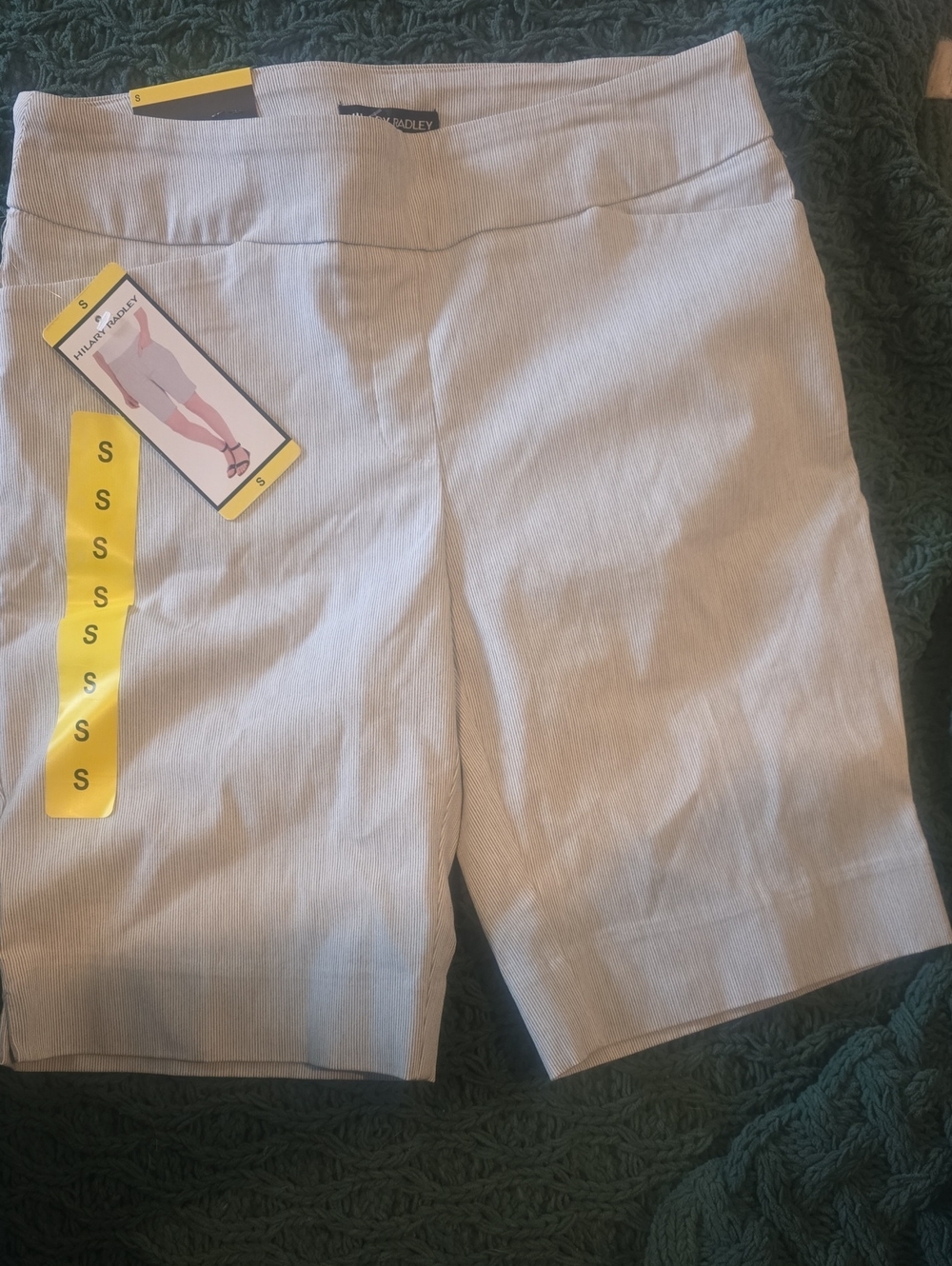 Hilary Radley Women’s Light Gray Bermuda Shorts
